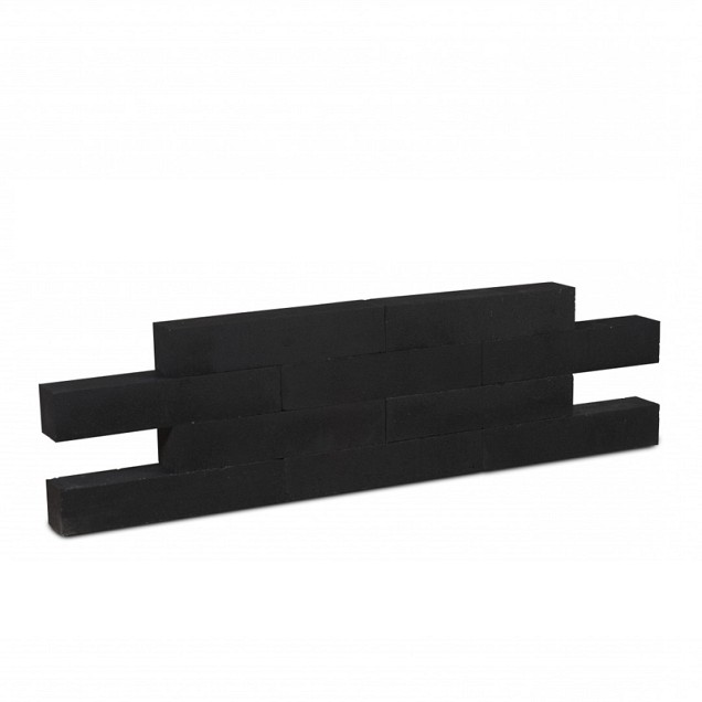 Garden Wall Black 60x12x12 cm. ~
