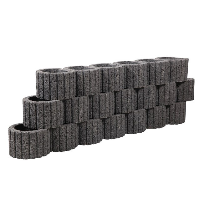 Cirkelflor mini zwart 30x20x20 cm. ~