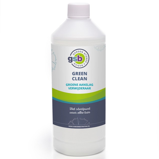 GSB Green Clean 1 liter (Groene aanslag verwijderaar) ~