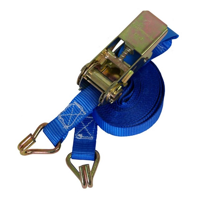 Spanband met ratelgesp en haken 5 mtr x 25 mm ~