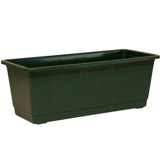Balkonbak STANDARD 40 cm dk.groen ~