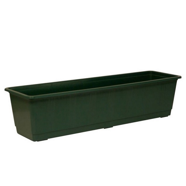 Balkonbak STANDARD 60 cm dk.groen ~
