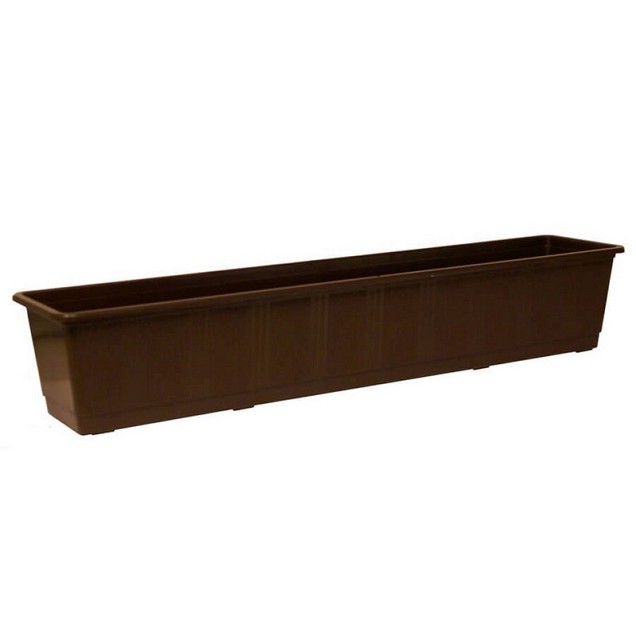 Balkonbak STANDARD 80 cm bruin ~
