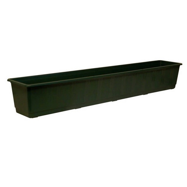 Balkonbak STANDARD 100 cm dk.groen ~