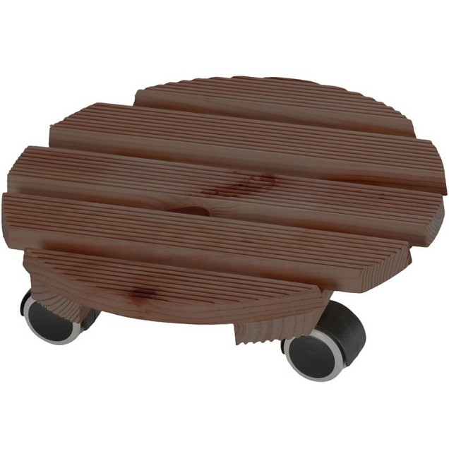 Lounge ø 30 cm donker gebeitst ~