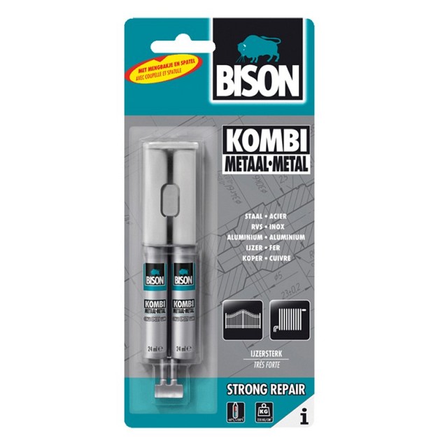 Kombi Metaal 24 ml dub.spuit kaart ~