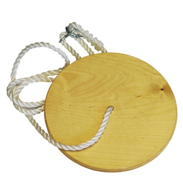 Schommeldisk hout 190 cm ø 30 cm ~