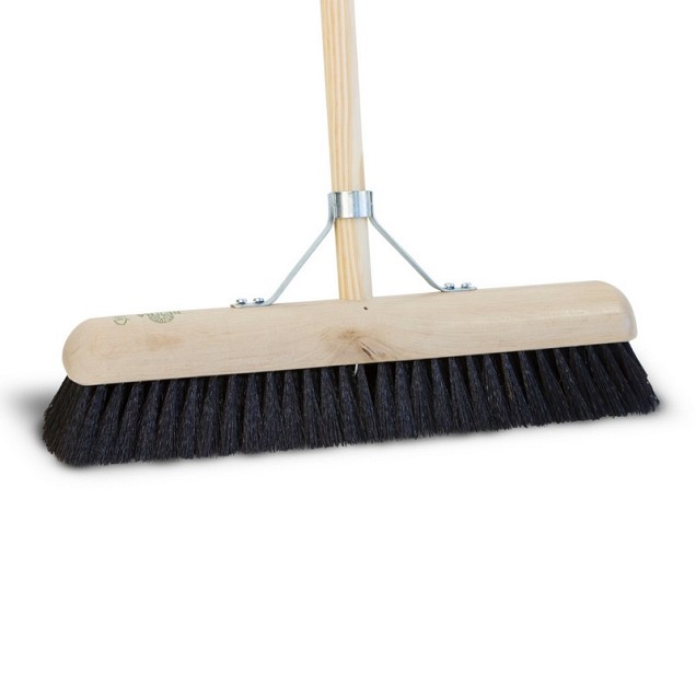 Veger gemengd haar 40 cm met steel 140 ~