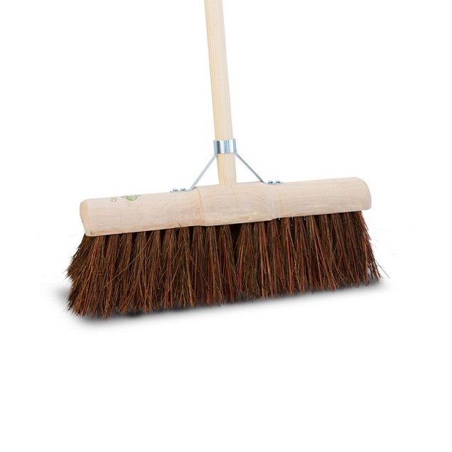 Bezem rond bassine 45 cm met steel 150 B ~