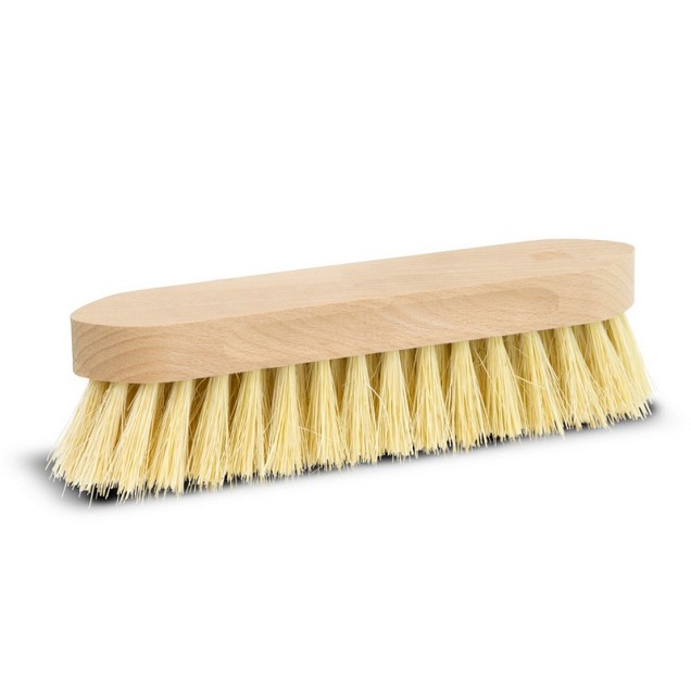 Borstel hout 19 cm fiber ~