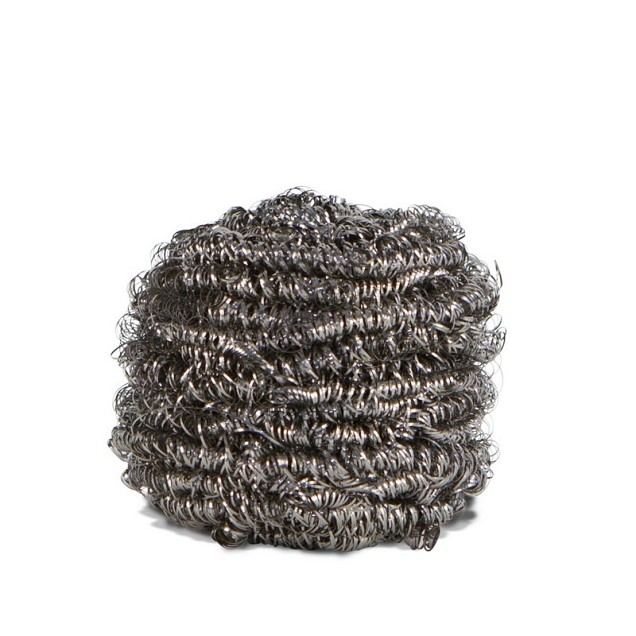 Reinigingsspons RVS 40-grams 2 st ~