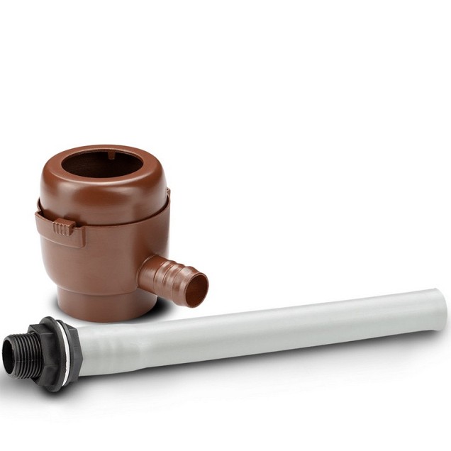 Vulautomaat afsluiter-bladvanger ø50 - 60 mm BRUIN ~