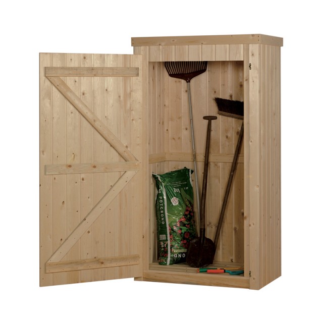 Tuinkast Lelie 190x100x58 cm (HxBxD), groen geïmpregneerd. ~