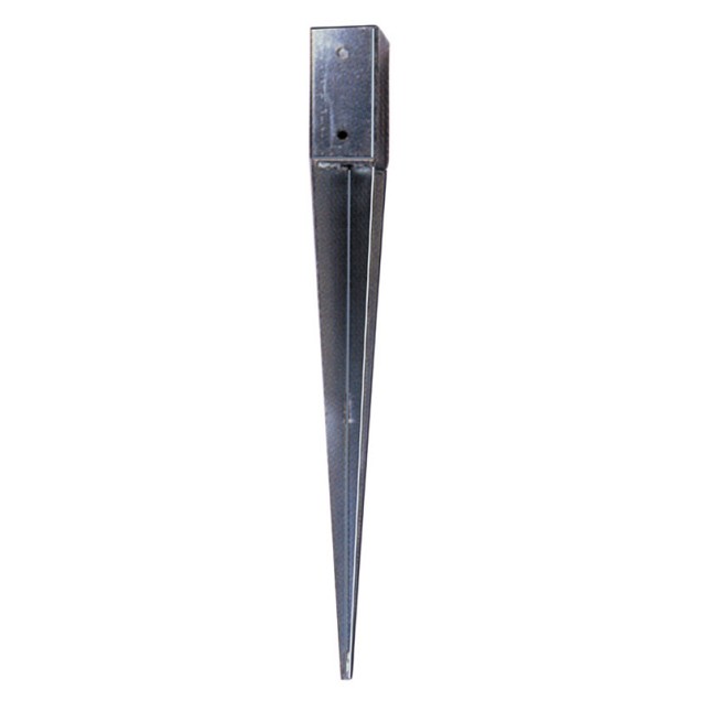 Paalhouder grondpen 91x91x900  3 MM !! ~
