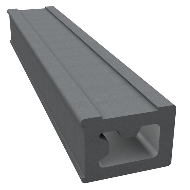 Dual Straight draagbalk / regel composiet 400x4,85x3,5 cm ~