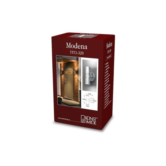 Konstsmide Modena 7571 Wandarmatuur gegalvaniseerd max 2x35W ~