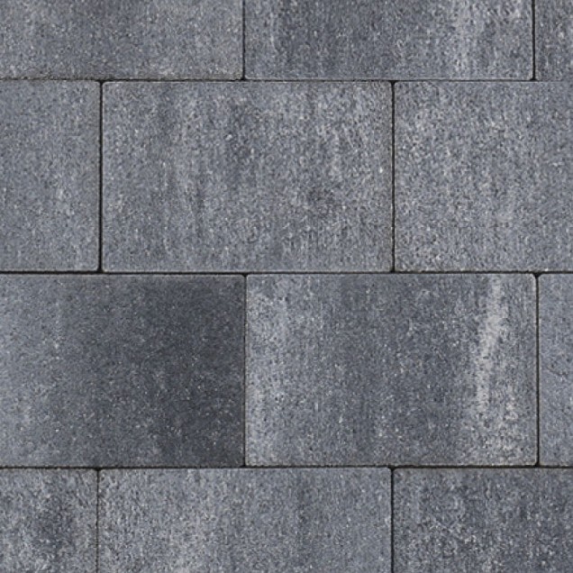 Strained Glacier Grey Hoek verband (5-hoekig 27x48x10 cm, 6-hoekig 28x28x10 cm) ~