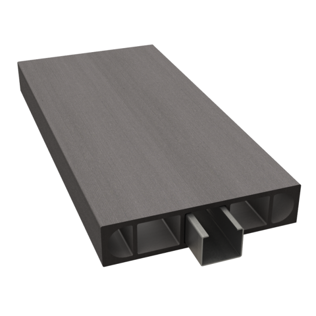 Dual Straight omheining plank Wenge Brown 180x12x2,7 cm ~