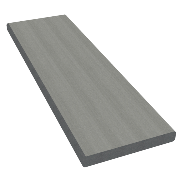 Dual Straight plint WPC 400x7,6x1 cm Stone Grey ~