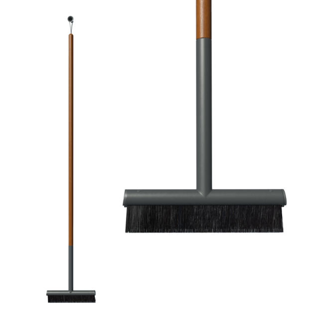 RiZZ Indoor Broom Anthracite 30 cm. Small ~