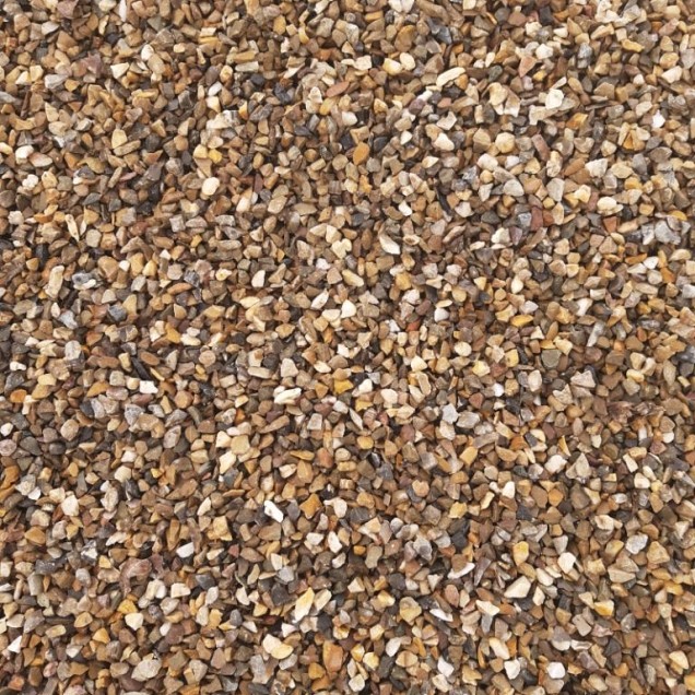 Maasgrind bruin gebroken (Japans split) 8-12 mm. - 0,5 m³ BigBag á 700 kg. ~
