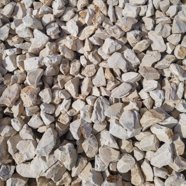 Yellow brokken 60-90 mm. - 0,5 m³ BigBag á 750 kg. ~