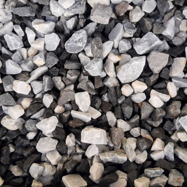 Nero Blanco split 8-16 mm. - 1 m³ BigBag á 1500 kg. ~