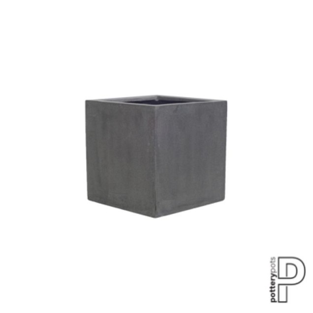 Pottery Pots plantenbak Block S Grey hoogte: 30 diameter: 30 (30x30x30 Grey)~