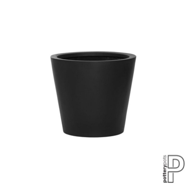 Pottery Pots plantenbak Bucket XS Black hoogte: 35 diameter: 40~
