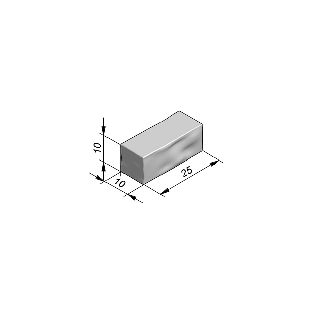 Cliffstone Walling Brick Labrador 25x10x10 cm. 3-zijdig ~