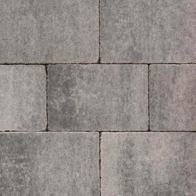 Light Tumbled Concrete Grey 15x15x6 cm. ~
