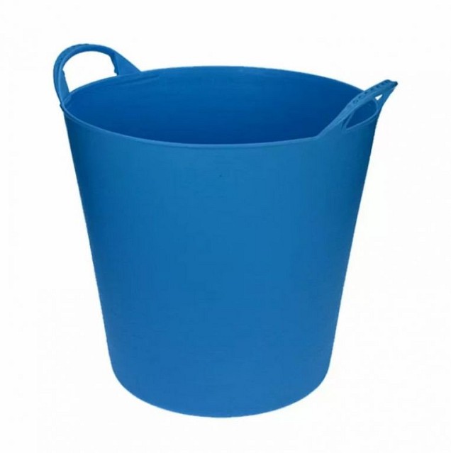 Kuip licht-blauw flexibel 20 liter ~