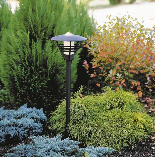 Gemini 230V staand armatuur 1-lichts 31cm excl paal/sokkel, E27 max 100W ~