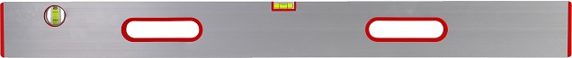 Reilat in aluminium met 2 libellen en 2 handvaten 200 cm ~