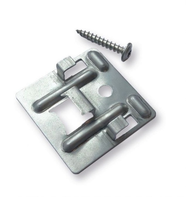 Clipset Symphony, 100 rvs clips incl. 100 torx A2 schroeven+bit ~