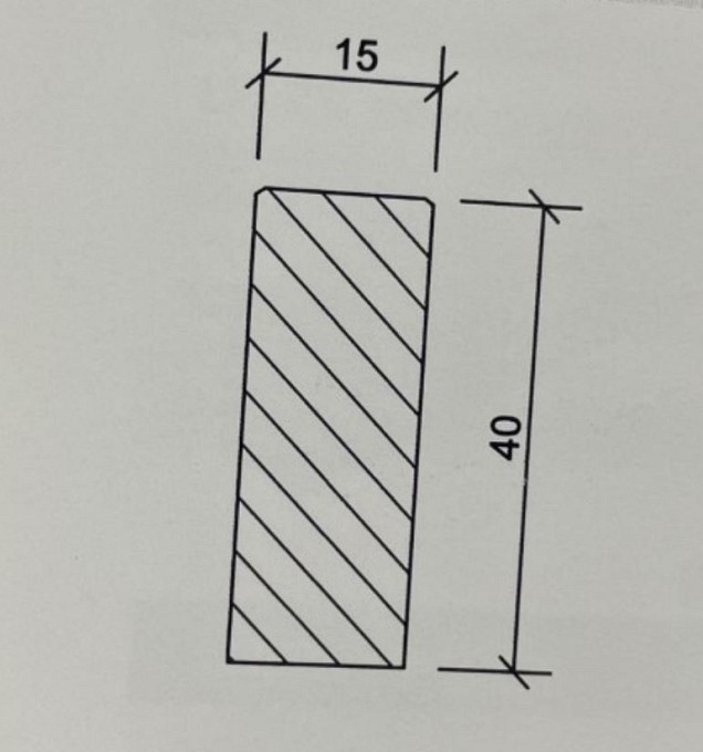 Opsluitband grijs 100x40x15 cm. vb ~