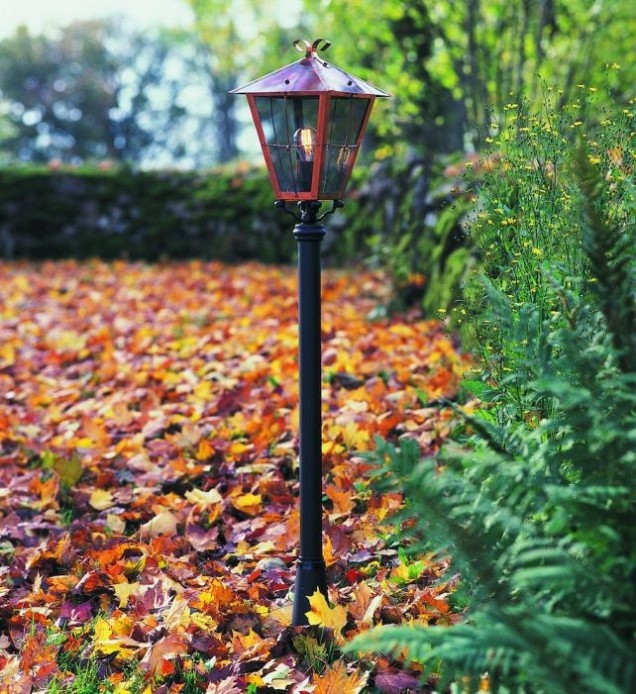 Fenix 230V staand armatuur 1-lichts 42cm excl sokkel of paal, E27 max 100W ~