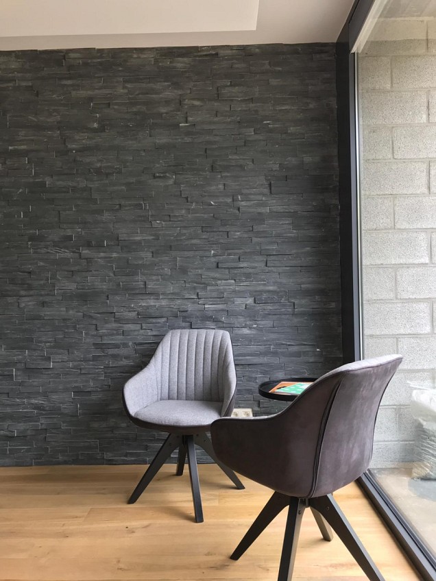 Stone panels 03 grey 10x50 cm. ~