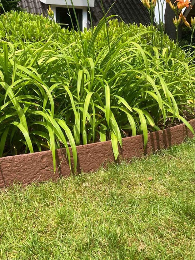 Recy-Flex borderrand 14x0.7 cm, rol á 20 m - grijs ~