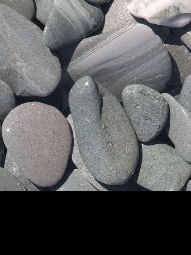 Flat Pebbles groen 30-60 mm. - 0,5 m³ BigBag á 700 kg. uitlopend '26 ~