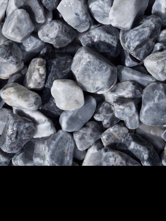 Icy Blue grind (budget) 16-25 mm. - 1 m³ BigBag á 1600 kg. ~