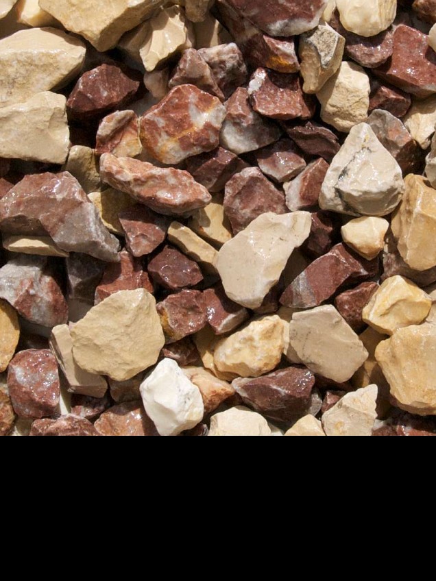 Cappuccino split 8-16 mm. - 1 m³ BigBag á 1500 kg. ~