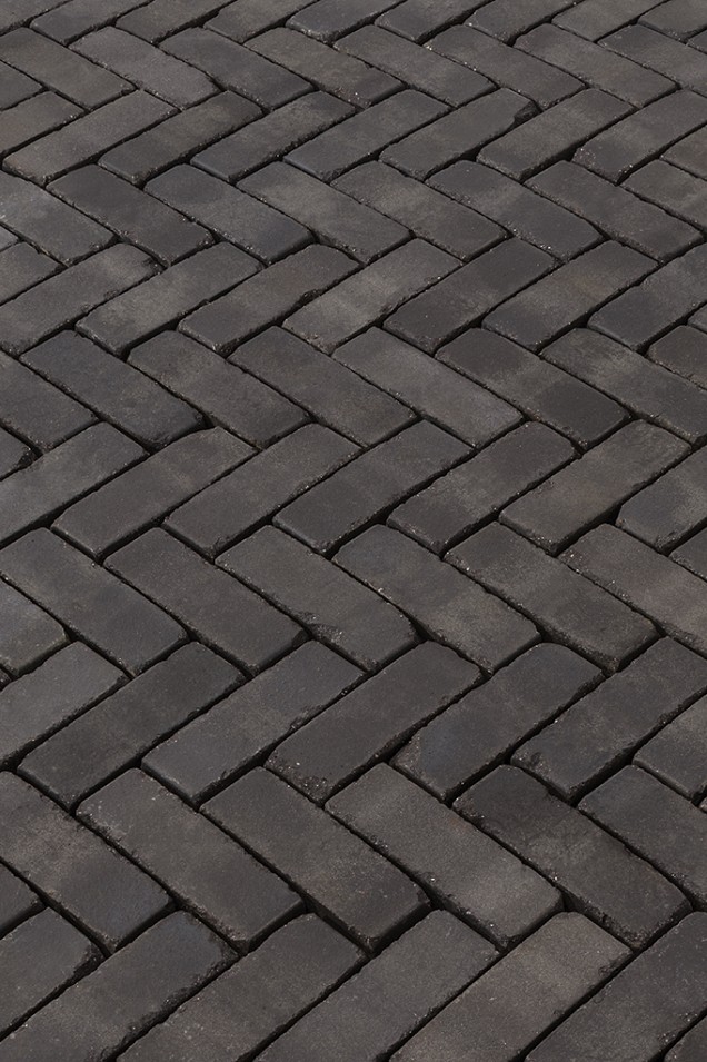 DF60 Erice zwart getrommeld ~