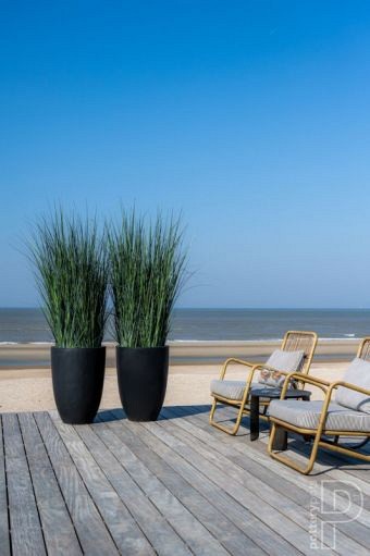 Pottery Pots kunstgras Grass in pot L Green ~