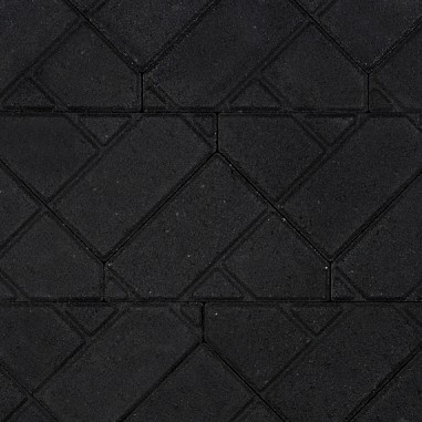 Bisschopsmuts antraciet 29,5x21/10,5x8 cm. ~