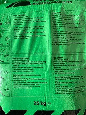 Koudasfalt Ducofalt 2-5 D51 zak 25kg ~