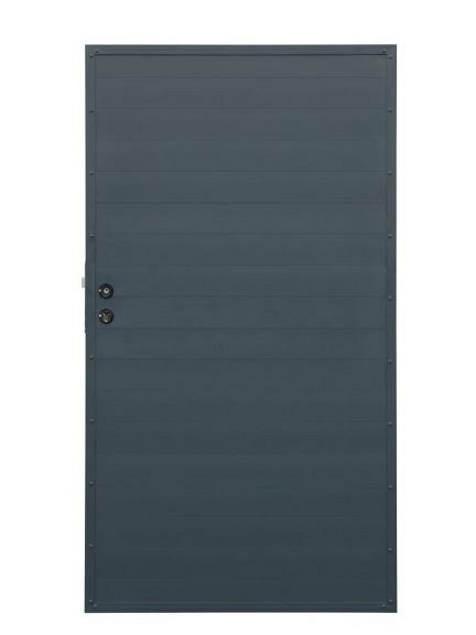 IdeAL alu poort 100x180cm RAL7016 incl. insteekslot OP=OP