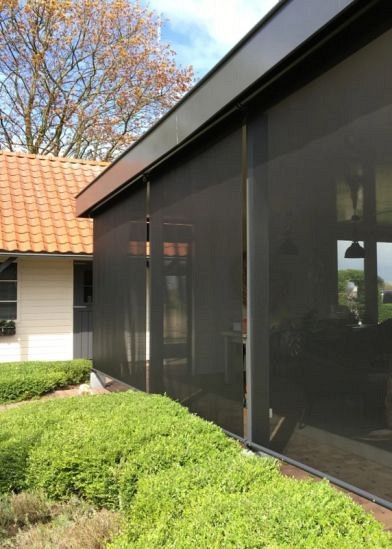 Vento windscherm 50-200 cm breed. Uitrollengte 250 cm. ~