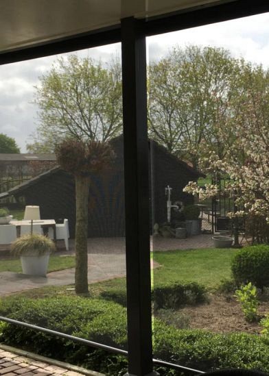 Vento windscherm 50-200 cm breed. Uitrollengte 250 cm. ~