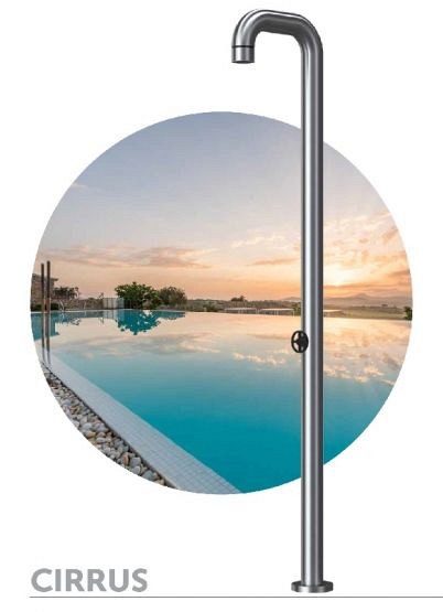 Cirrus design buiten douche enkele aansluiting ~